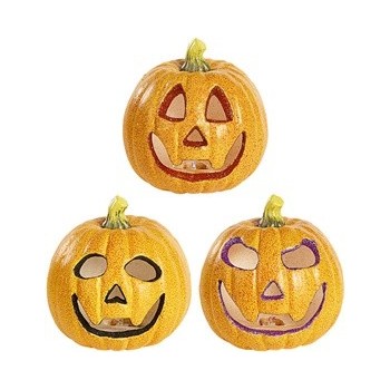 ZUCCA CON 3 EFFETTI LUCE CAMBIA COLORE 17 cm