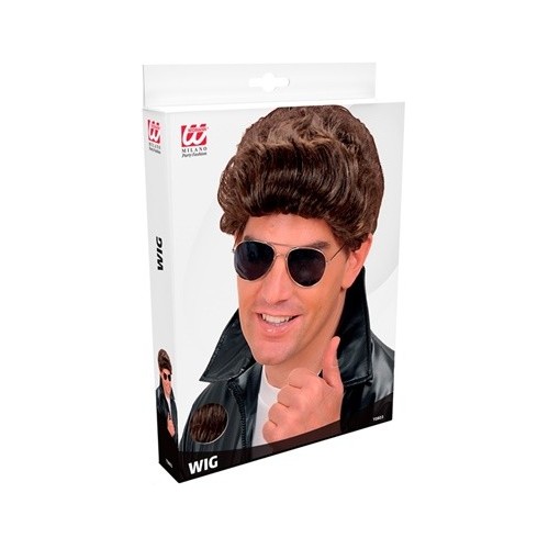 PARRUCCA CASTANA CORTA UOMO 0803