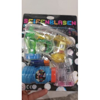 PISTOLA BOLLE SAPONE CON BATTERIE INCL