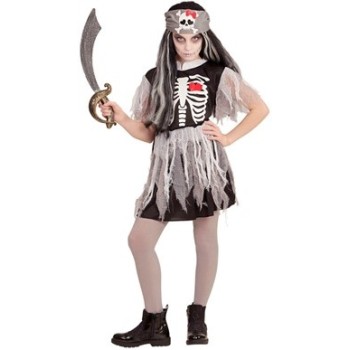 "PIRATA DELLA NAVE FANTASMA" (vestito, bandana) W8606