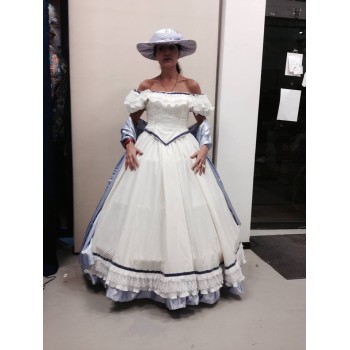 COSTUME 800 BIANCO E VIOLA DONNA