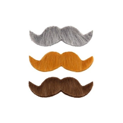 BAFFI AMBASCIATORE" adesivi - ass. in 3 colori: grigio, biondo, castano  w0836p
