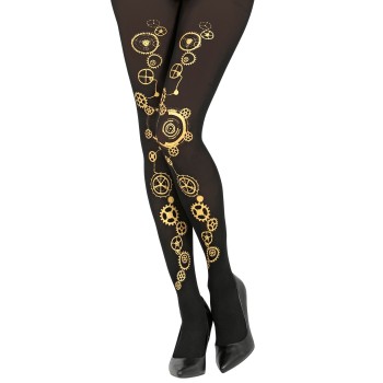 "COLLANT STEAMPUNK ingranaggi 50 DEN   w29349
