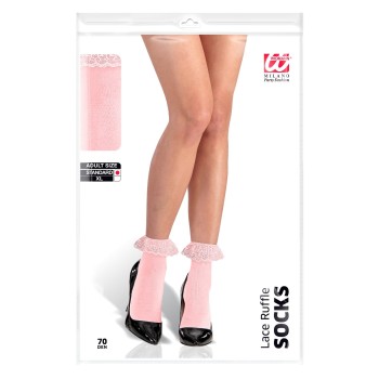 CALZINI ROSA ANNI 50  PIZZO W4886
