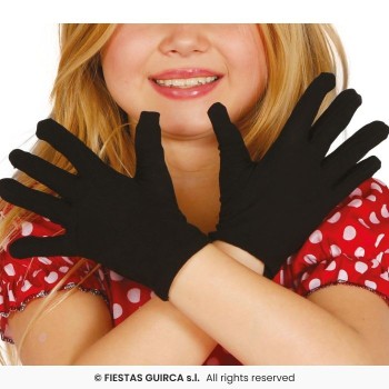 Guanti BIMBO 18 cm g18542  NERI