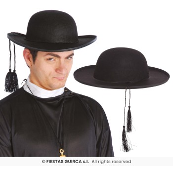 Cappello prete feltro G13087