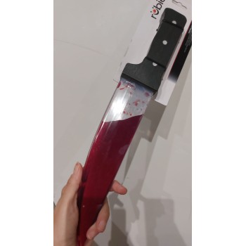 COLTELLO CON SANGUE VERO LIQUIDO R7741