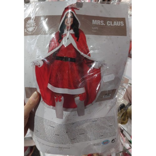 MANTELLINA MRS CLAUS  NATALE