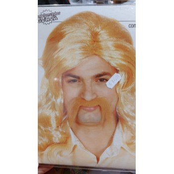 PARRUCCA E BAFFO BIONDO G4568