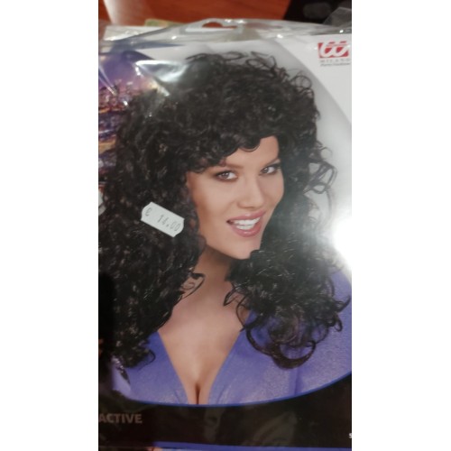 Parrucca Lunga Nera E Rossa Da Diavolo Donna - Vegaoo - Foto 3