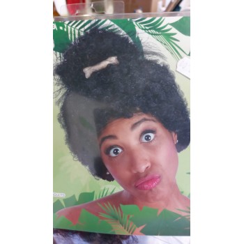 PARRUCCA NERA CON OSSO C2655