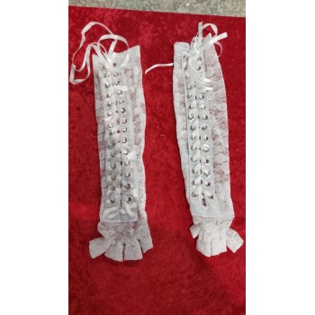 GUANTI MEZZO DITO BIANCHI GOTICO